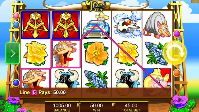 Texas Tea Slot gratis spielen Gameplay