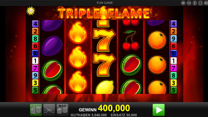 Triple Flame Slot gratis Respin Triple Flame Slot gratis Respin