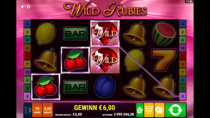Wild Rubies spielen kostenlos Wild Rubies spielen kostenlos