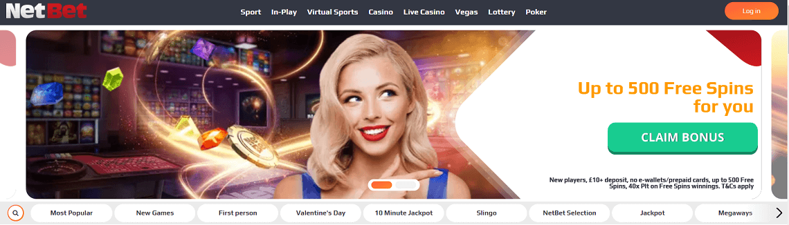 Netbet 25 free spins no deposit UK