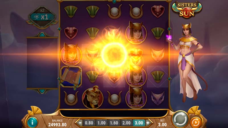 Sisters of the Sun Online Slot Gameplay Sisters of the Sun Online Slot Gameplay