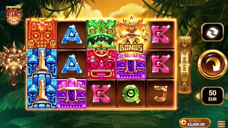 TikiPOP Free Slot Gameplay TikiPOP Free Slot Gameplay
